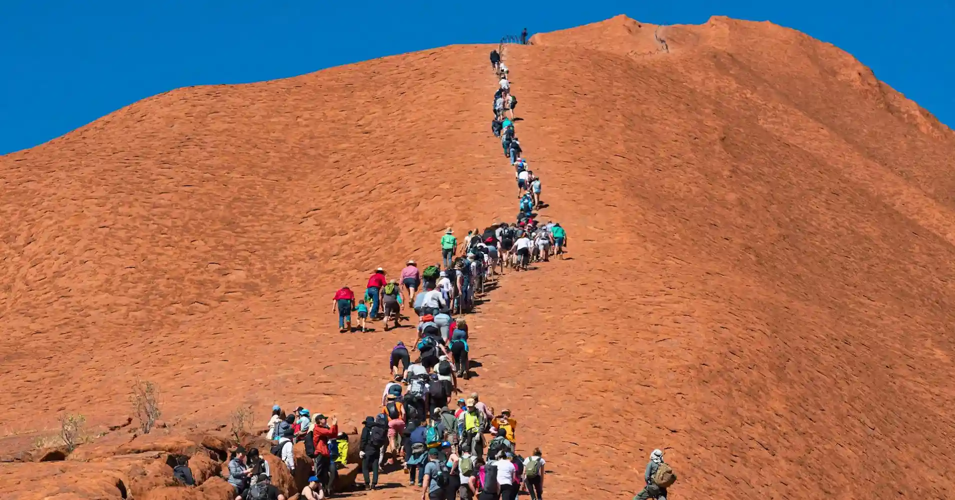 Acceso Prohibido de Subida al Monte Uluru.
