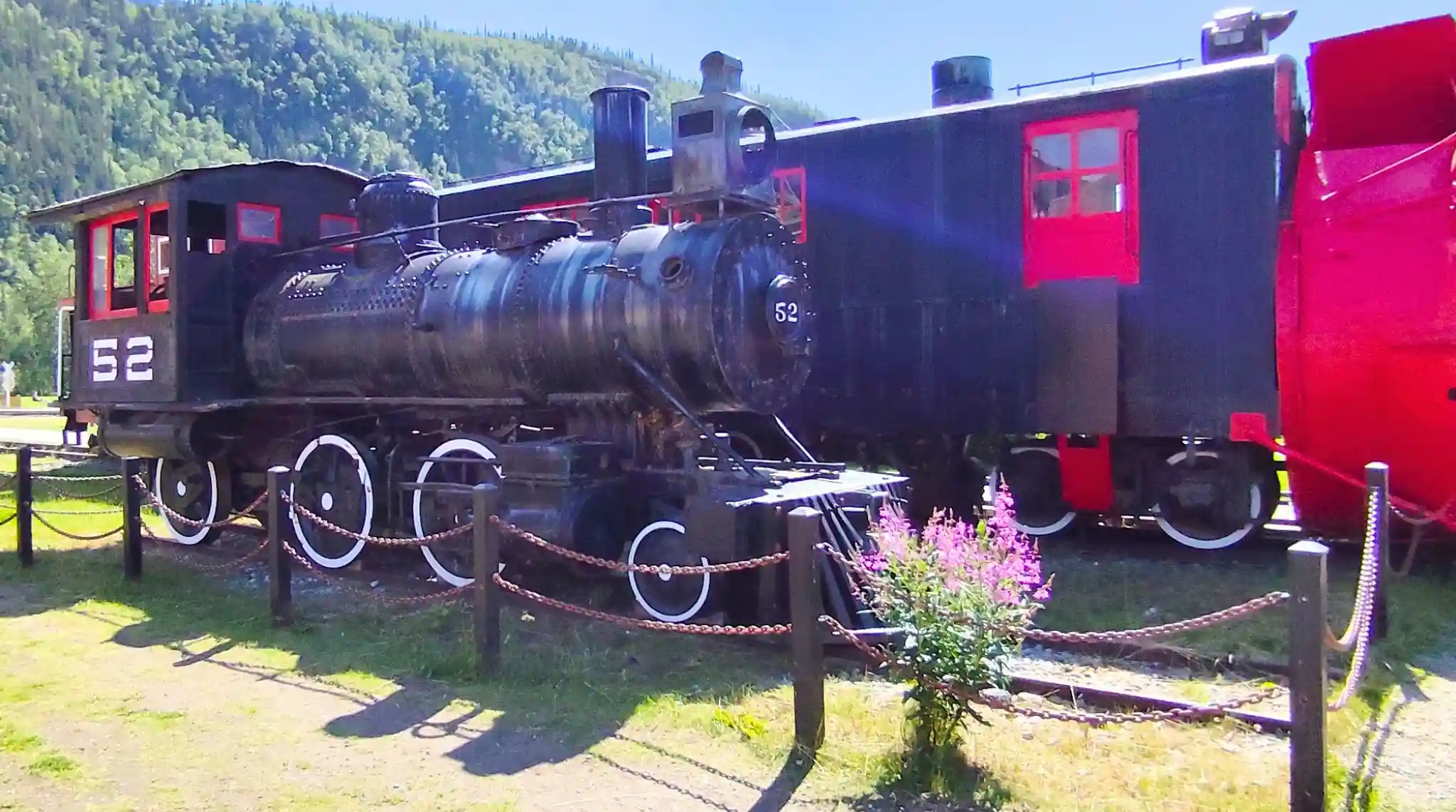 Antigua Locomotora del Ferrocarril White Pass, Skagway. Alaska Antigua Locomotora del Ferrocarril White Pass, Skagway. Alaska