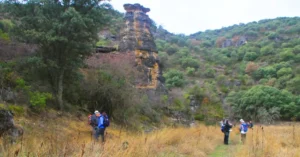 Barranco del Reato. Formaciones Geológicas de los Frailes. Guadalajara.