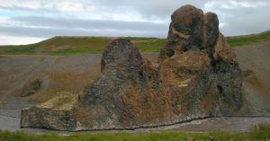 Cañón Asbirgy Jökulsargljufur. Islandia.