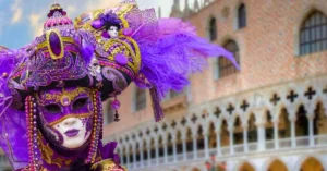 Carnaval de Venecia, Italia.