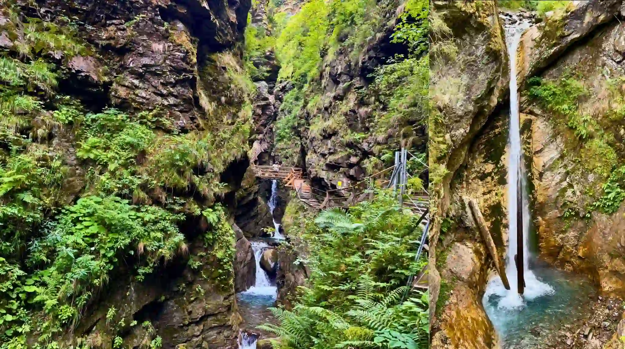 Cascada de Raggaschlucht,Valle de Mölltar, Austria.