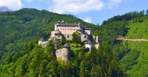 Castillo de Hohenwerfen, Werfen. Región de Salzburgo. Austria.