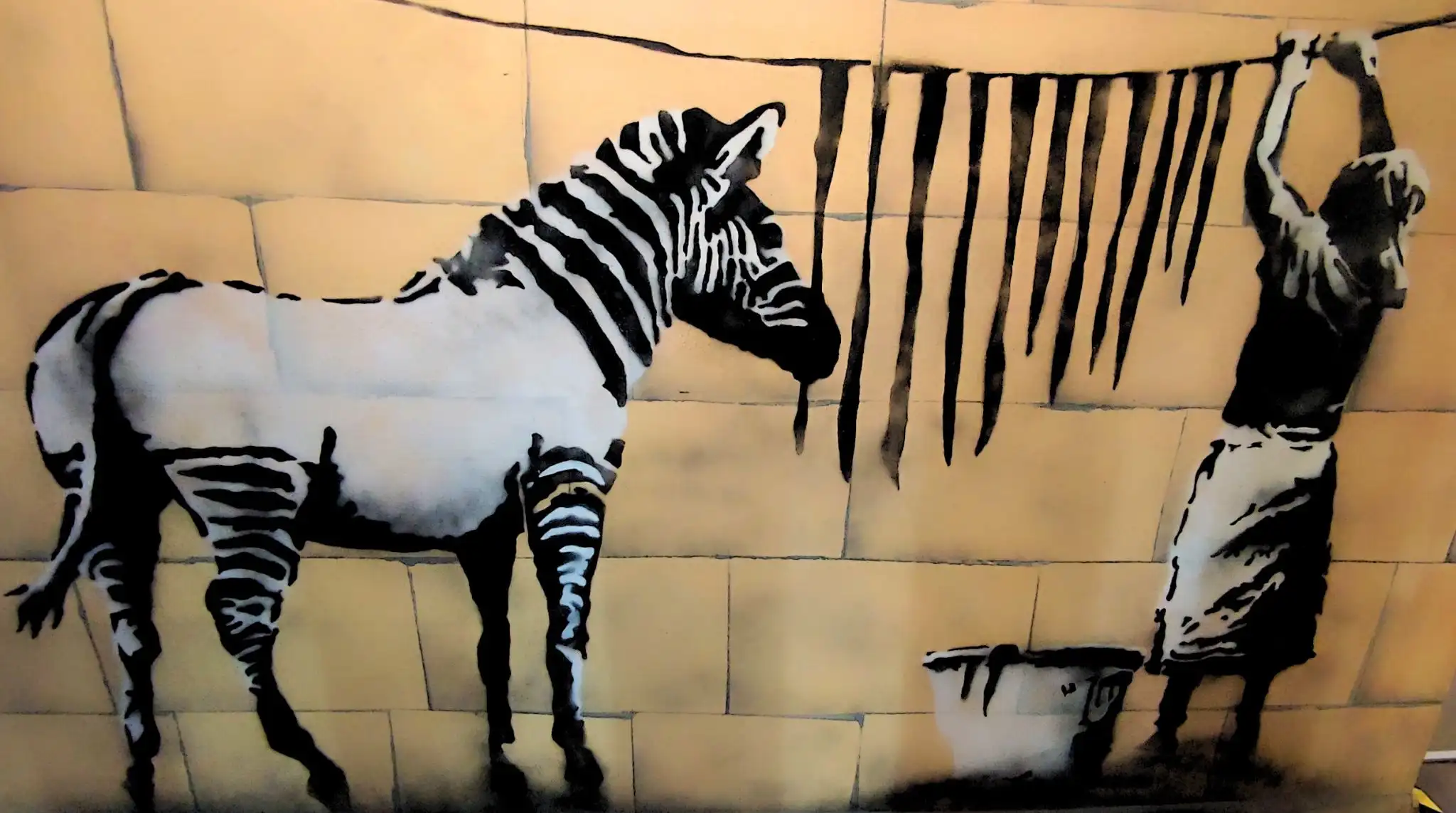 Cebra de Banksy