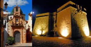 Ermita Divina Pastora y Castillo de Moraira. Alicante, Comunidad Valenciana.