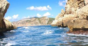 Estrecho de la Isla de Portixol, Jávea. Alicante. Comunidad Valenciana.