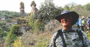 Frailes de Piedra en el Barranco del Reato. Guadalajara.