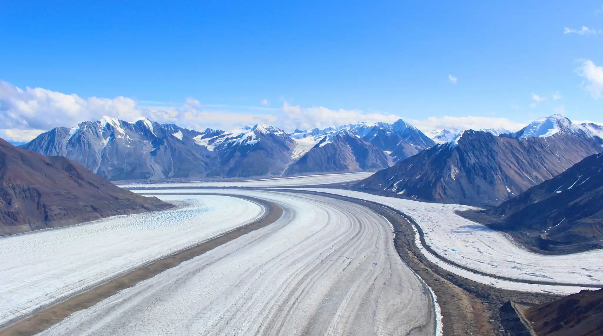 Glaciar Kluane en Alaska