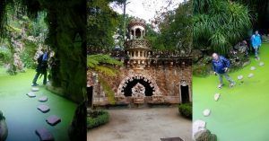 Gruta Leda y Pasadizos Secretos de La Quinta da Regaleira. Sintra, Portugal.