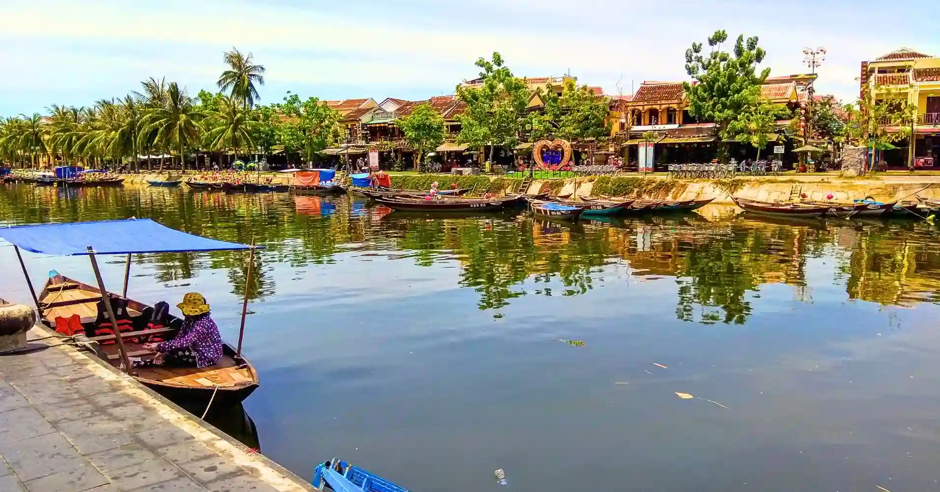 Hoi An. Puerto Comercial. Vietnam.