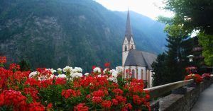 Iglesia de San Vicente. Heiligenblut am Grosglockner. Carintia, Austria.