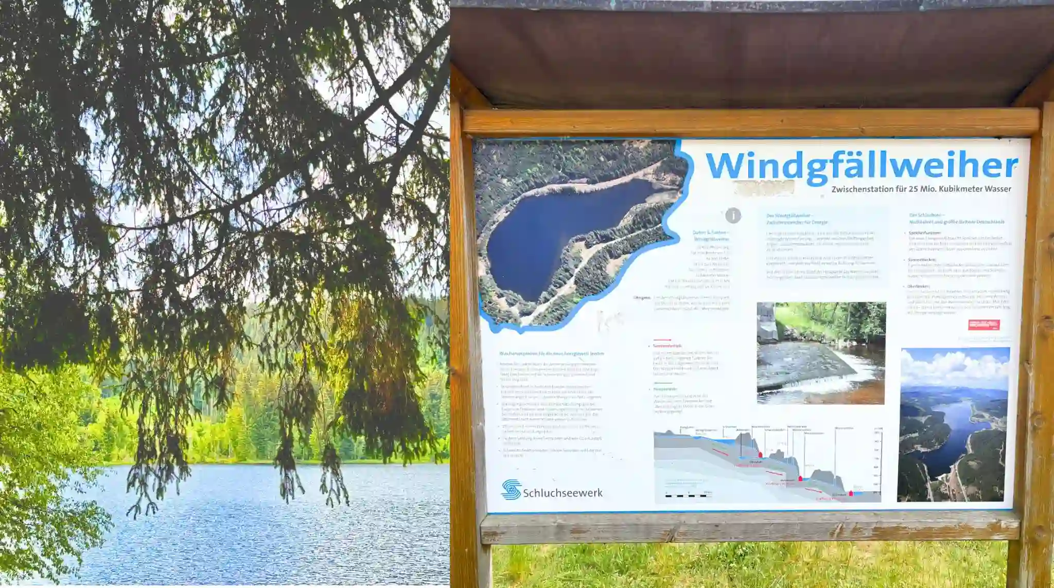Lago Windgfällweiher, Selva Negra. Alemania.