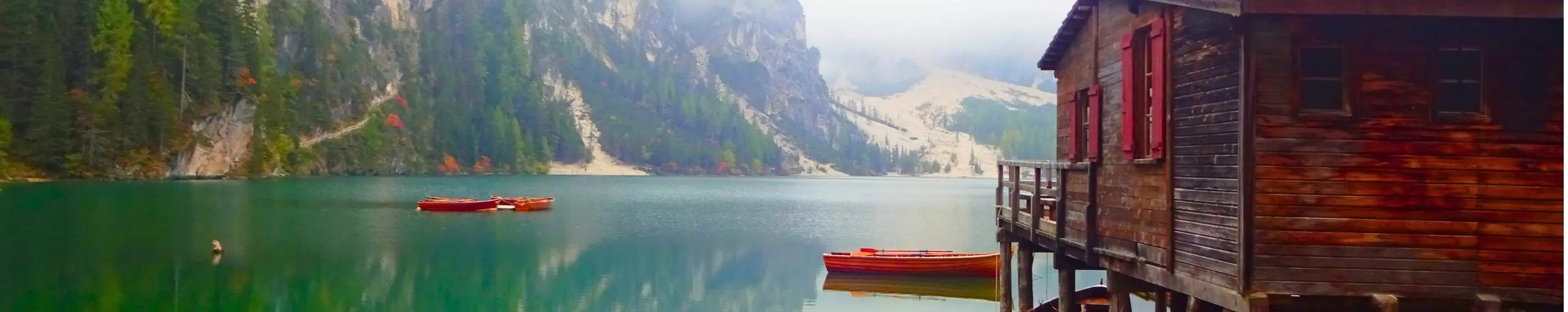 Lago de Braies, Dolomitas. Italia.