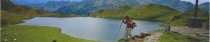 Lagos de Ayous. Lago Bersau y Lago Gentau. Etsaut, Pirineos Atlánticos. Nueva Aquitania. Francia.