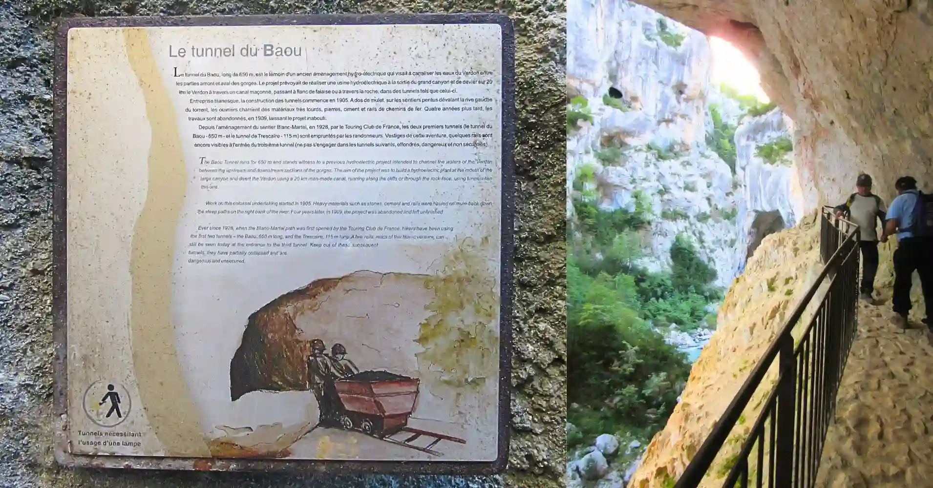 Le Túnel du Baou, Gargantas del Verdon, Francia.