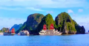 Mi Crucero en la Bahía de Ha Long. Vietnam.