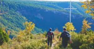 Mirador de la Cruz de Solán, Hoces del Río Cuervo. Cuenca.
