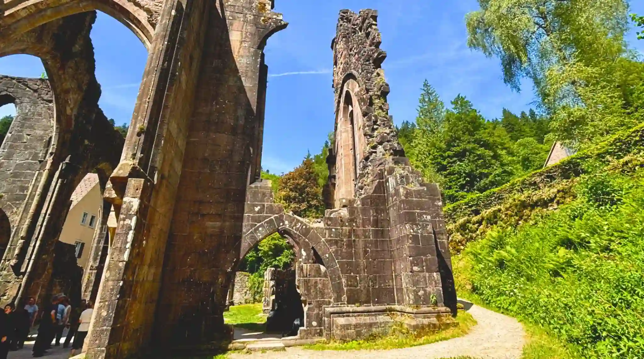 Monasterio de las Cascadas de Allerheiligen Wasserfälle, Selva Negra. Alemania.
