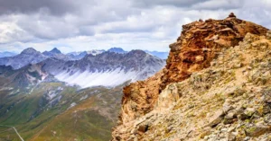 Montañas del Parque Nacional Stelvio. Italia