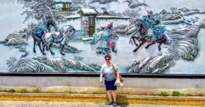 Mural de Hoi An. Vietnam.