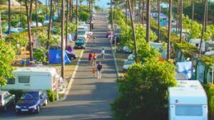 Panorámica Camping Siglo XXI. O Grove, Pontevedra