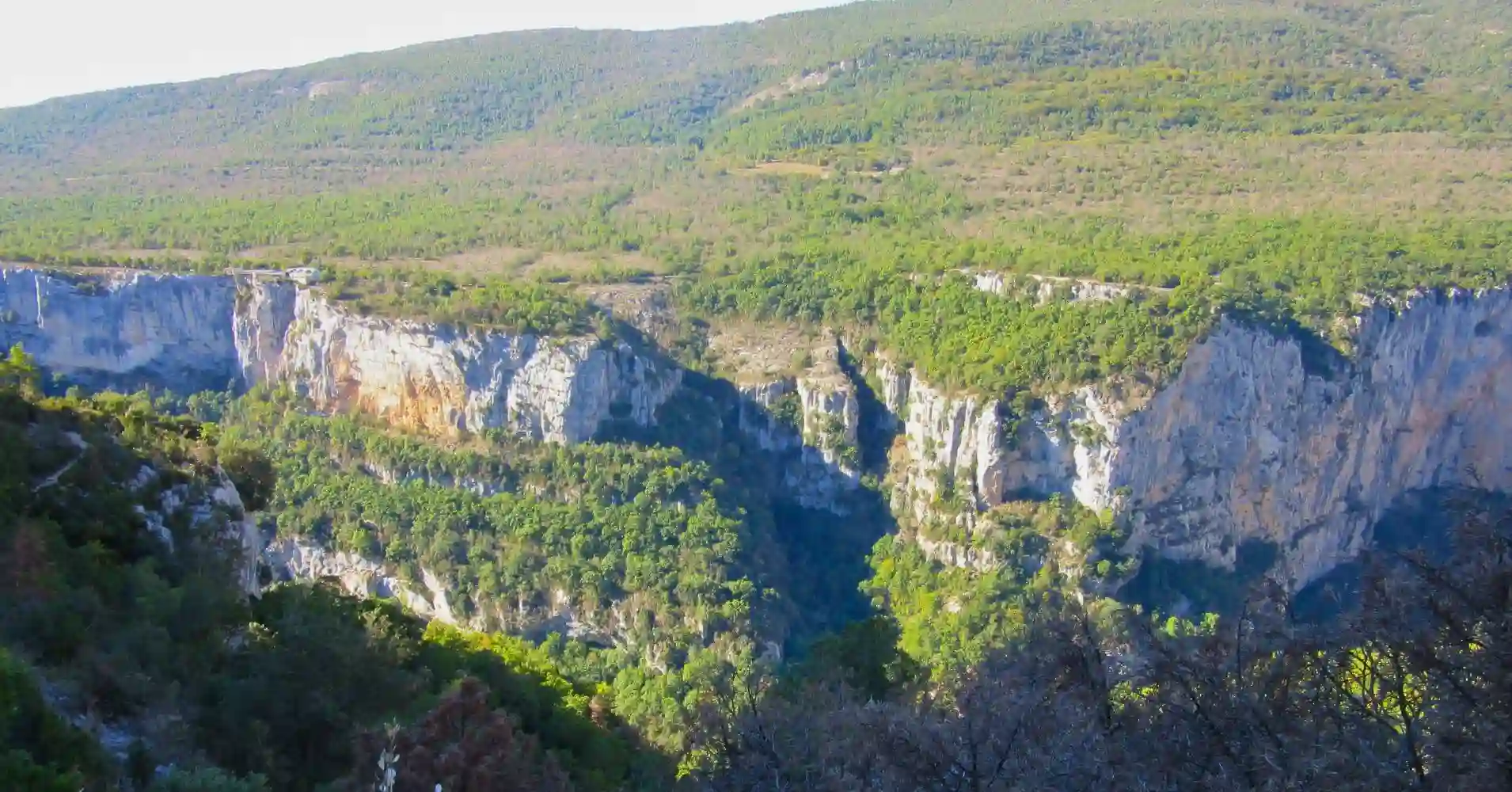 Panorámica del Gran Cañón del Verdon, Francia.