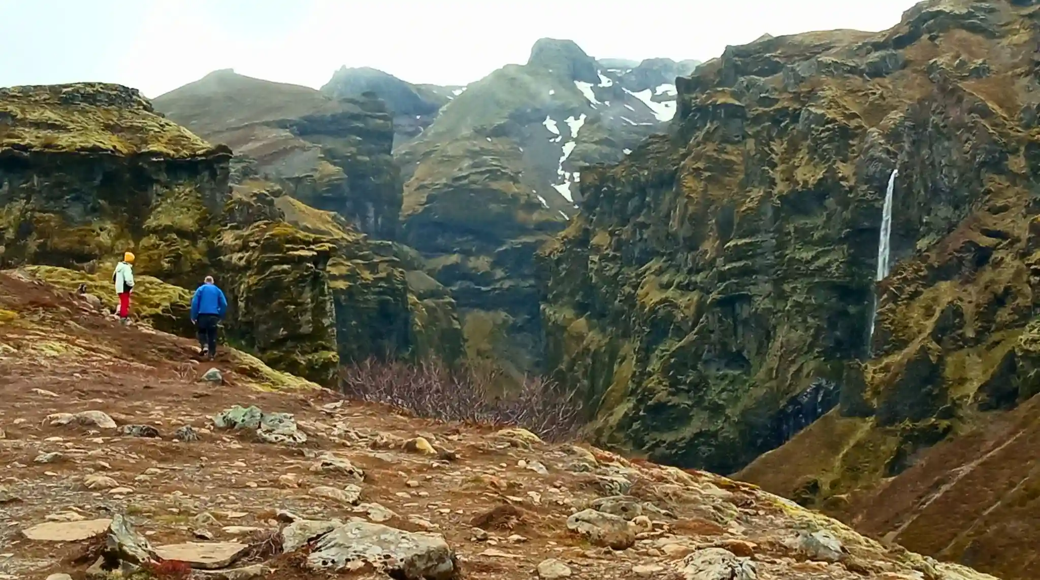 Panorámicas del Cañón de Mulagljúfur, Islandia.