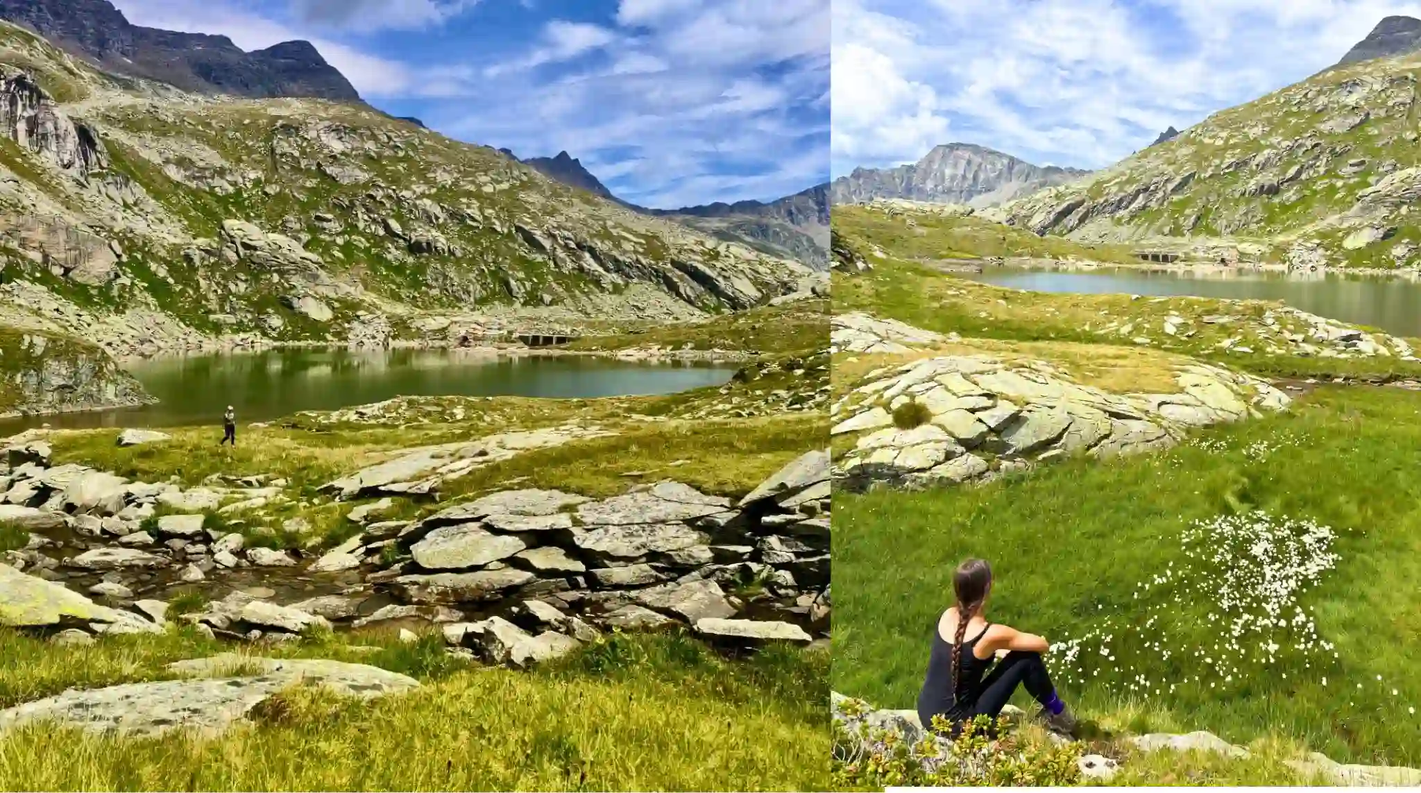 Panorámicas del Lago Stübelesee, Valle de Möltar, Austria.