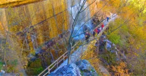 Pasarela de la Senda Ecológica Hoz de Beteta, Cuenca.