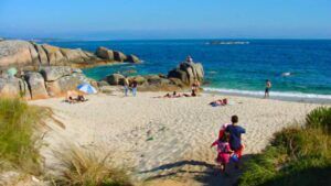 Playa Camping Siglo XXI. O Grove, Pontevedra.