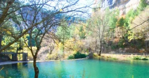 Presa de los Tilos. Senda Ecológica Hoz de Beteta, Cuenca.
