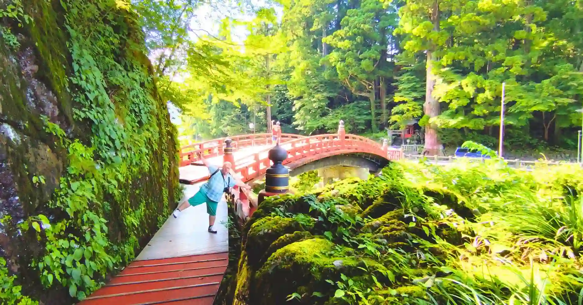 Puente Shinkyo, (Shinkyo Bridge). Parque Nacional de Nikko, Japón.