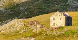 Refugio del Parque Nacional del Stelvio en los Alpes Italianos