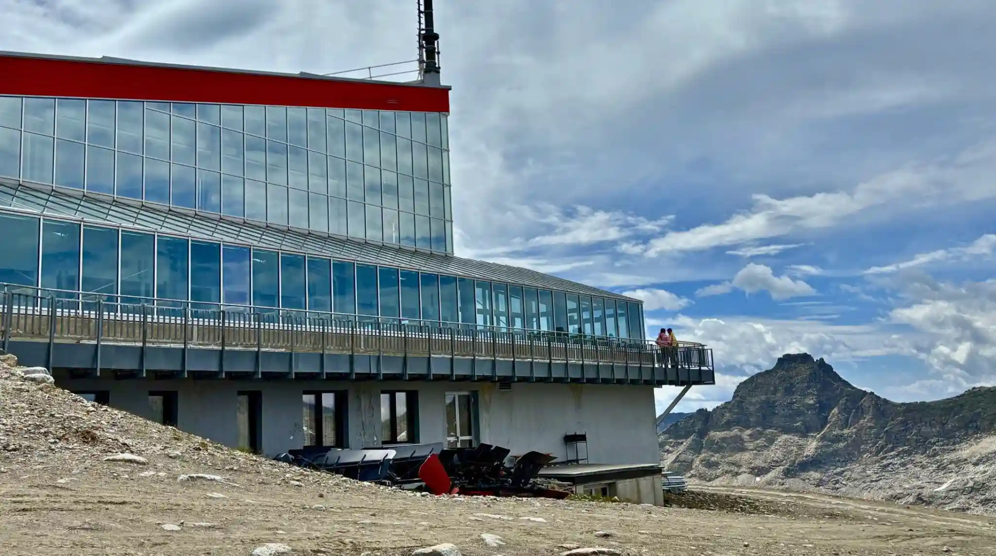 Restaurante Eissee, Valle de Möltar, Austria.