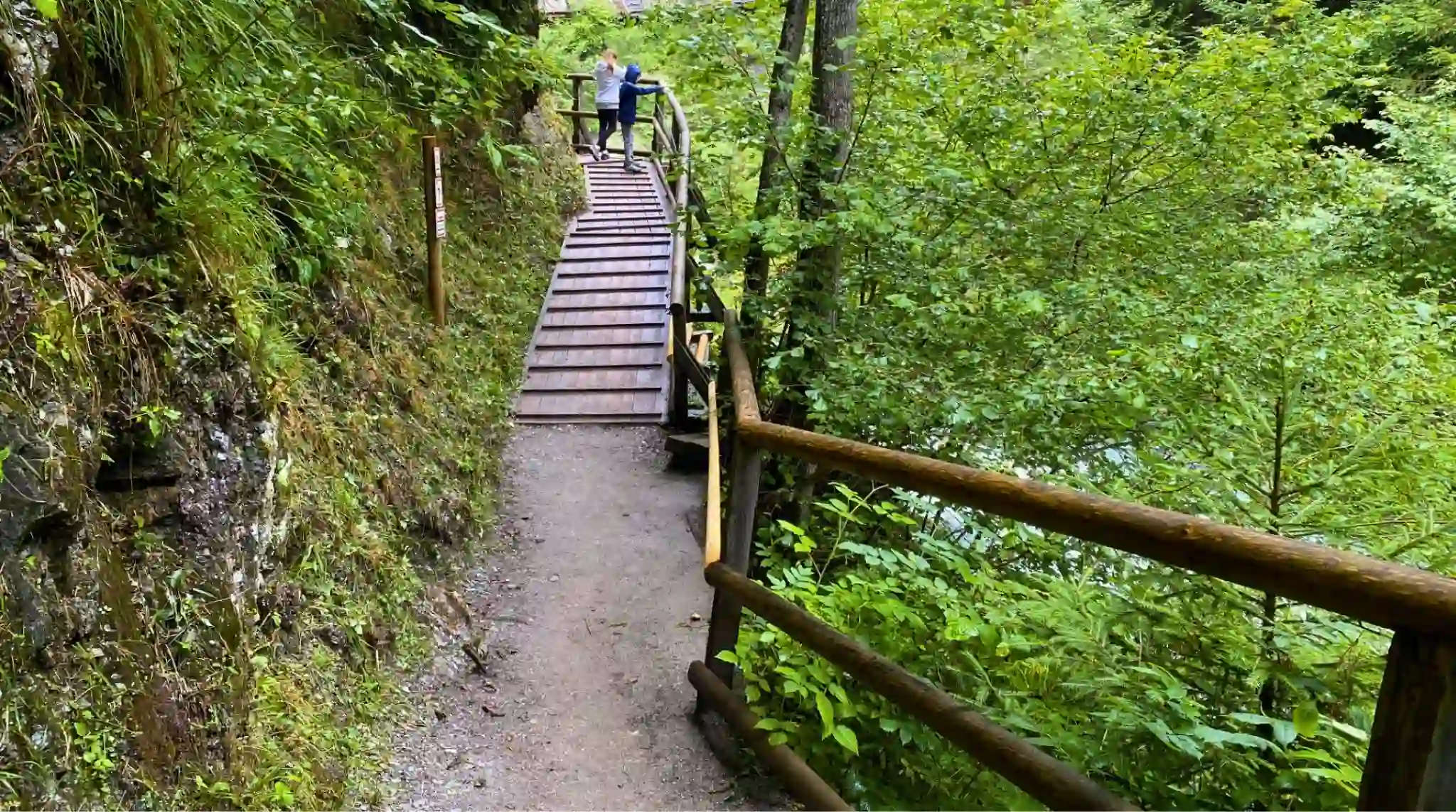 Ruta Pasarelas de la Garganta Groppensteinchlucht, Flattach. Austria. Ruta Pasarelas de la Garganta Groppensteinchlucht, Flattach. Austria.