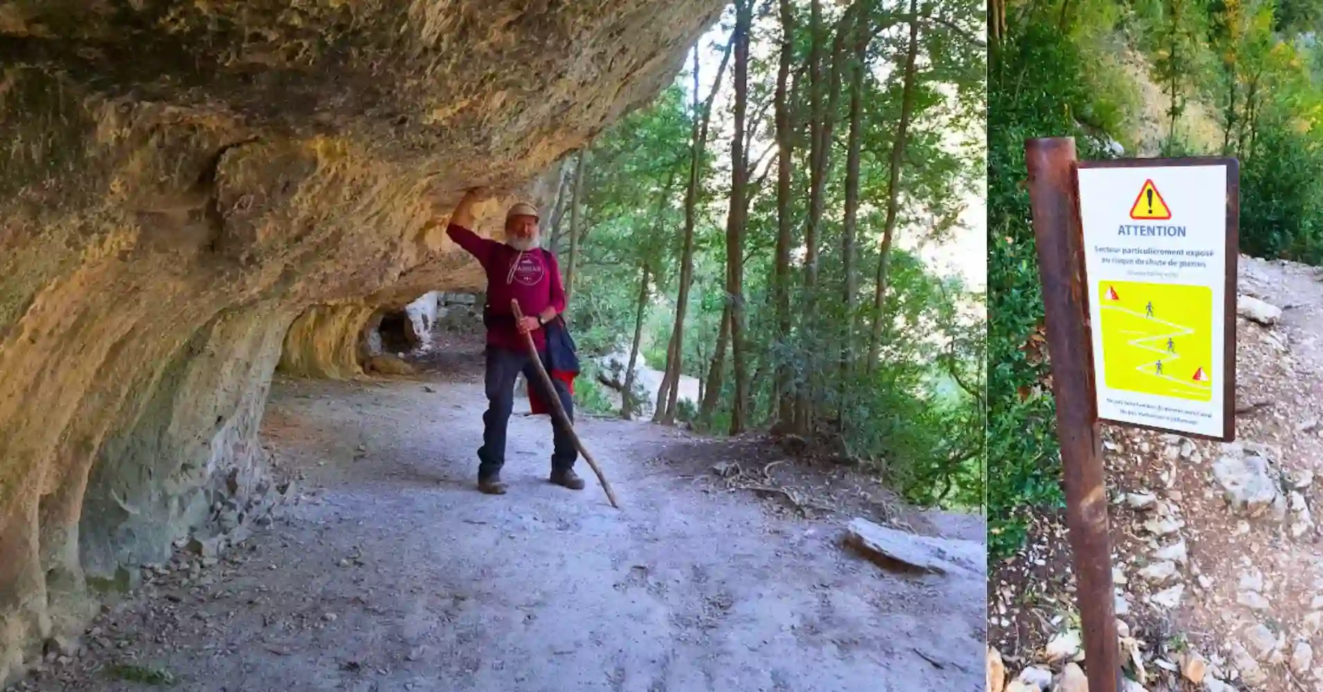 Sendero de Blanc Martel en las Gargantas del Verdon. Francia.