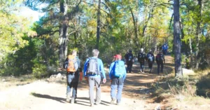 Sendero por la Muela de San Cristóbal. Hoces del rio Cuervo. Cuenca.