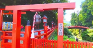Shinkyo Bridge. Puente Shinkyo, Parque Nacional de Nikko. Japón.