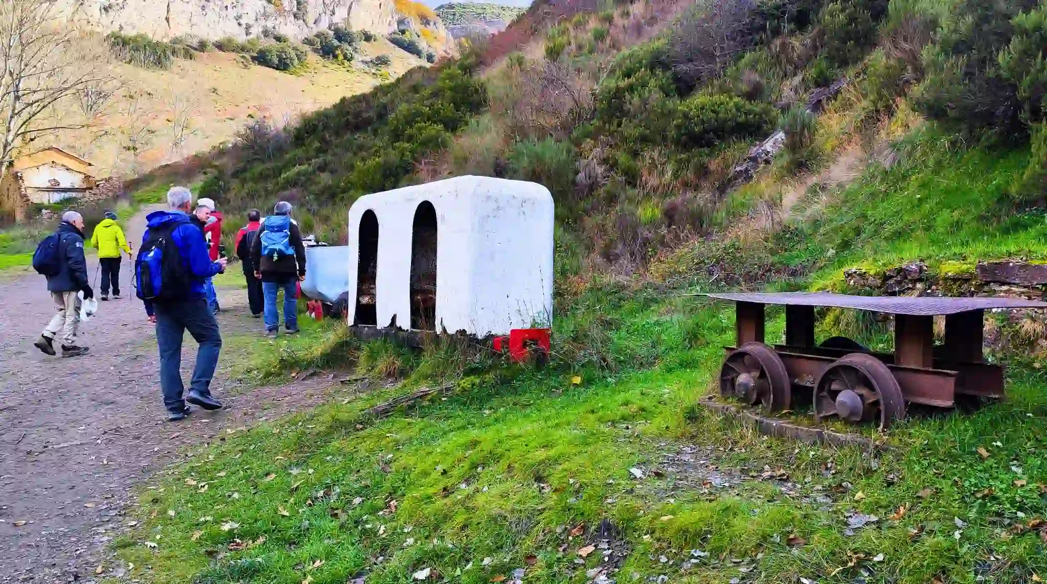 Vagonetas Mineras en el Faedo de Ciñera