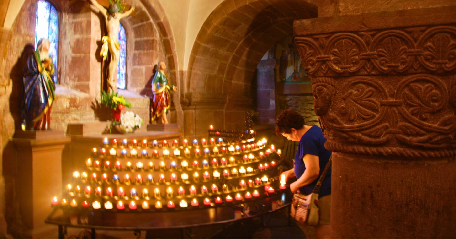 Abadía de Hohenburg. Alsacia. Francia.
