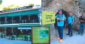 Acceso Norte, Restaurante El Kiosko. Caminito del Rey. Ardales - Alora. Málaga. Andalucía.