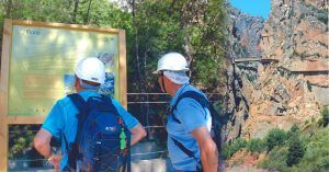 Acceso Sur al Caminito del Rey. Ardales & Alora. Málaga. Andalucía.
