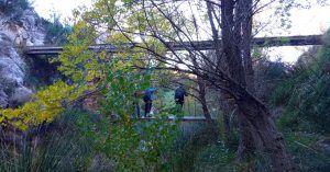Acequia Acueducto Amanaderos de Riodeva. Teruel, Aragón.