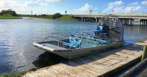 Air Boat en los Humedales de Florida. Estados Unidos.