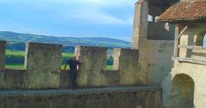 Almenas del Castillo de Gruyères. Suiza.