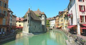 Annecy, Alta Saboya. Auvernia-Ródano-Alpes. Francia.
