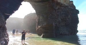 Arcos de Piedra en la Playa de las Catedrales. Ribadeo, Lugo. Galicia.