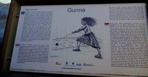 Área Geotermal de Gunnuhver. Leyenda de Gunna. Islandia.