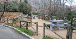 Área Recreativa de El Tranco. Manzanares el Real. Comunidad de Madrid.