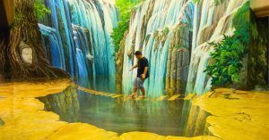 Art in Paradise 3D Chiang Mai. Puente Colgante. Tailandia.